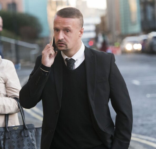 Leigh Griffiths at court