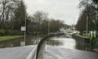 Halbeath Road Dunfermline floods