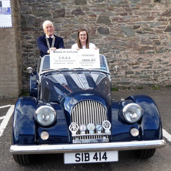 Forfar Rotary classic car tour