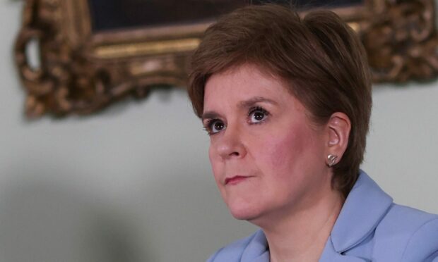 Nicola Sturgeon is on collision course with the UK Government. Image: PA