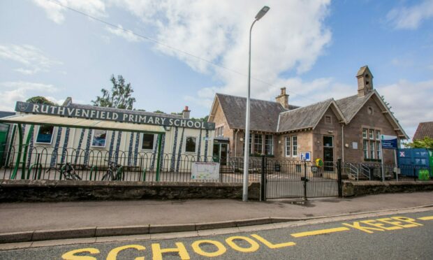 Ruthvenfield Primary School. Image: Steve MacDougall/DC Thomson.