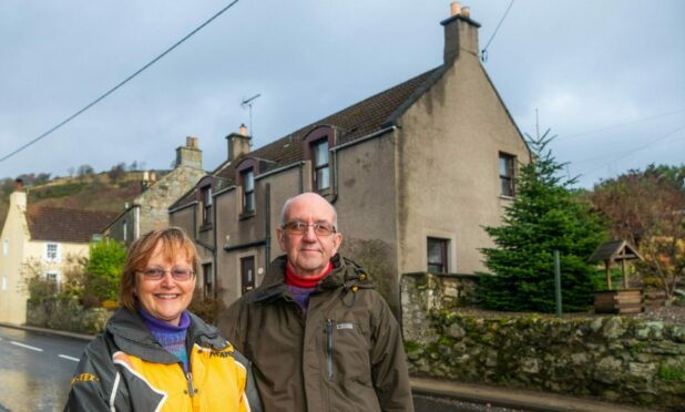 Julie Close and Richard Hughes who want to install solar panels on their home.