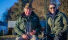 Author David Profumo and actor Burn Gorman opened the 2023 salmon fishing season on the River Tay at Kinclaven Bridge on Meikleour Estate. Picture: Steve MacDougall.