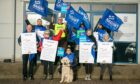 A delegation of teachers from NASUWT union arrived at the Fife office of Education Secretary Shirley-Anne Sommerville to deliver a 'poor' report card. Image: Steve Brown / DC Thomson