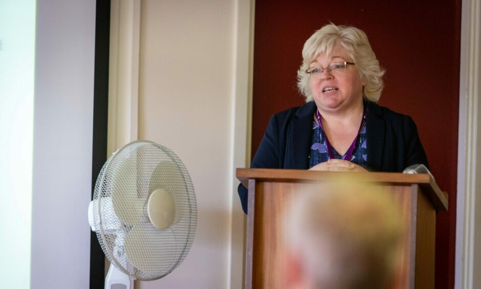 Heather Bett, chairwoman of the Fife Violence Against Women Partnership