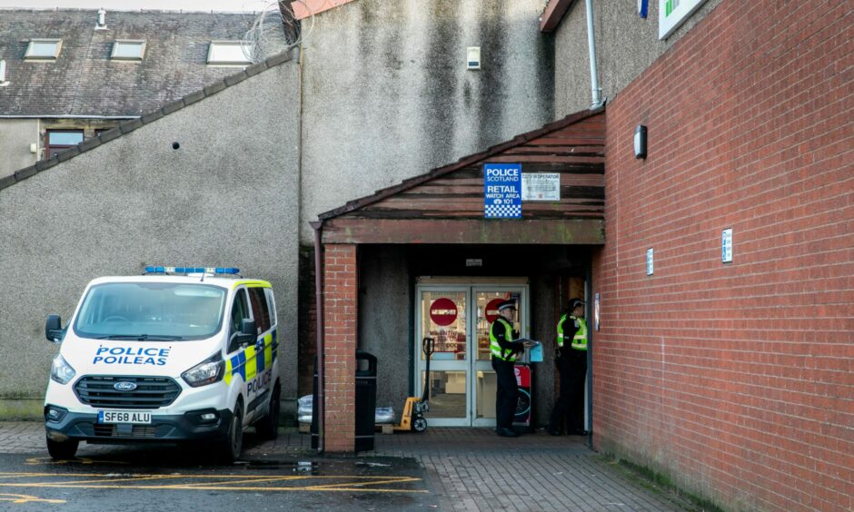 Police at Rejects, Kirkcaldy