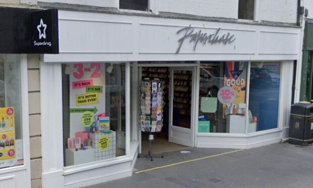 The former Paperchase in Market Street, St Andrews. Image: Google Maps