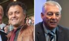 Mike Dellios (left) and Raith Rovers chairman Steven MacDonald. Images: Mike Dellios/SNS