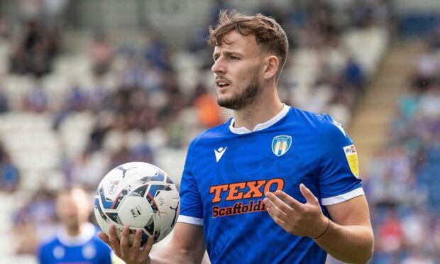 New Dundee loanee Ryan Clampin in action for Colchester United. Image: Shutterstock.