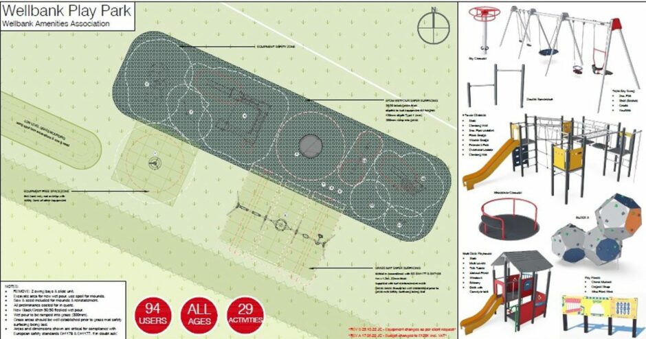 Wellbank playpark improvements