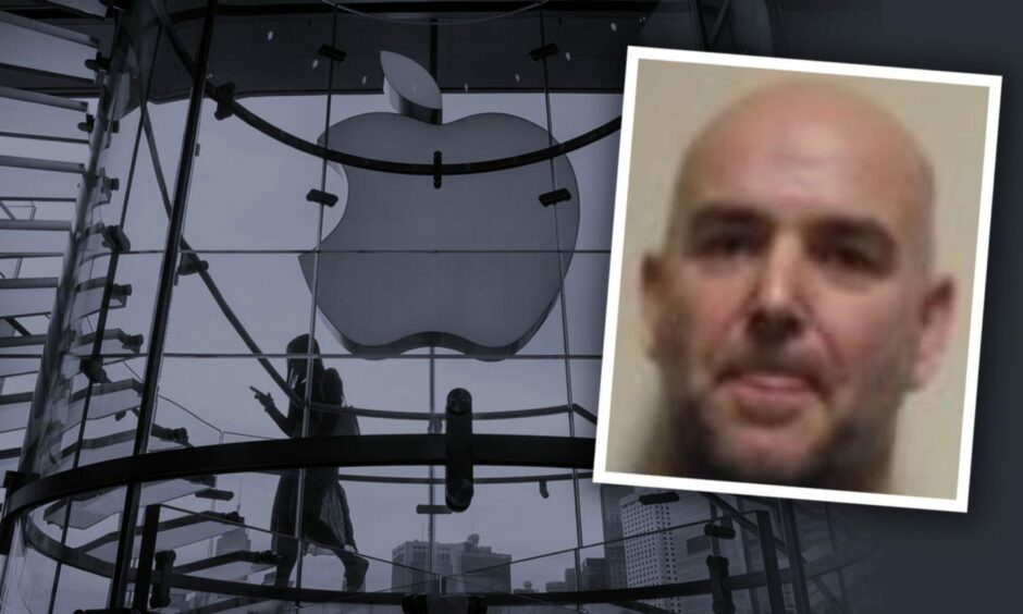 William Binnie claimed he needed to visit an Apple store to unlock a computer