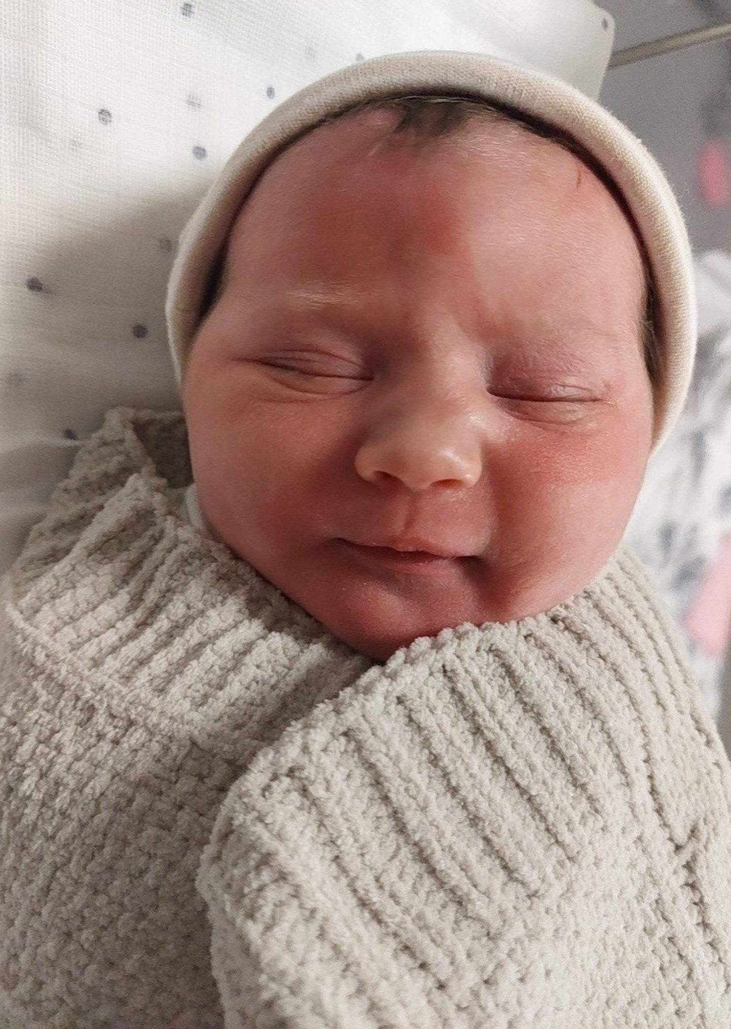 Baby Harper, born at 12:21am, is Fife's first baby of New Year