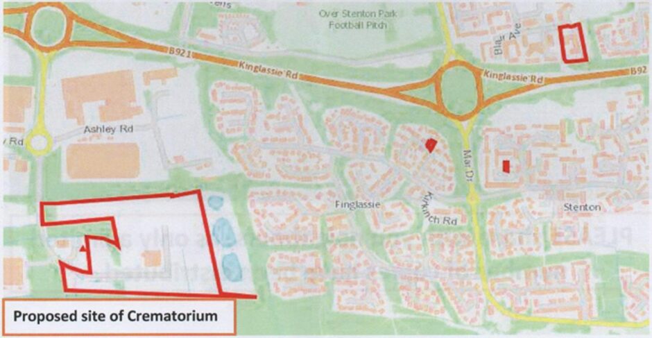 The site of the proposed Glenrothes crematorium plan