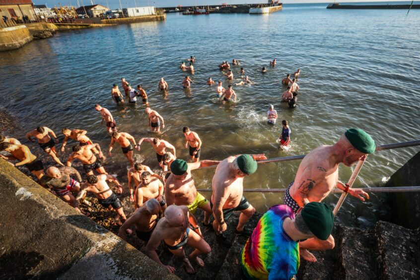 Cold Dip Commando challenge at Arbroath