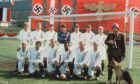 The Allies who lined up against Nazis in football match.