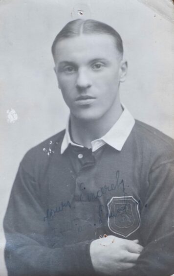 Football manager Bill Shankly as a player with Preston North End