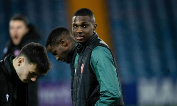 Loick Ayina could make his United debut this weekend. Image: SNS