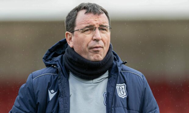 Dundee boss Gary Bowyer. Image: SNS.