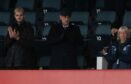 Dundee managing director John Nelms at a recent match against Cove Rangers at Dens Park. Image: SNS.