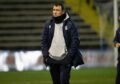 Dundee manager Gary Bowyer in pensive mood after his side's loss to Greenock Morton. Image: Alan Harvey/SNS