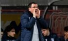 Dundee boss Gary Bowyer was furious with the performance of his team. Image: SNS.