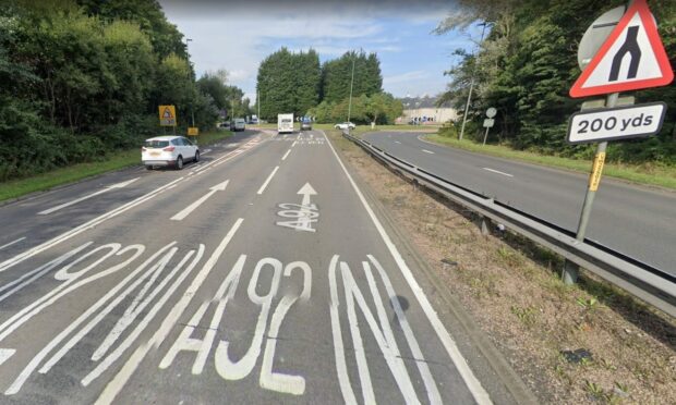 The crash happened on the A92 near the Preston roundabout. Image: Google..
