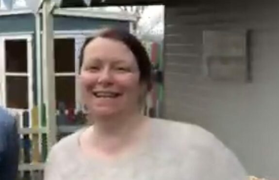 Embezzler Alison Carlin appeared in a promotional video for her company Gillies and Mackay. Image: YouTube.