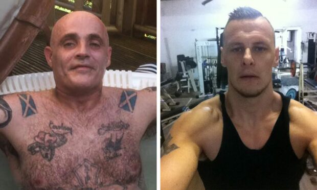 David Aird and Lee Brown have been jailed. Images: Facebook.