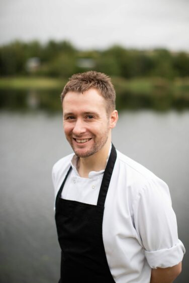 Head chef Scott Davidson of Forbes of Kingennie.