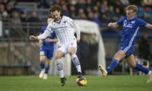 Joe Chalmers signed a new contract in February and is contracted to Dunfermline until 2025. Image: Craig Brown.