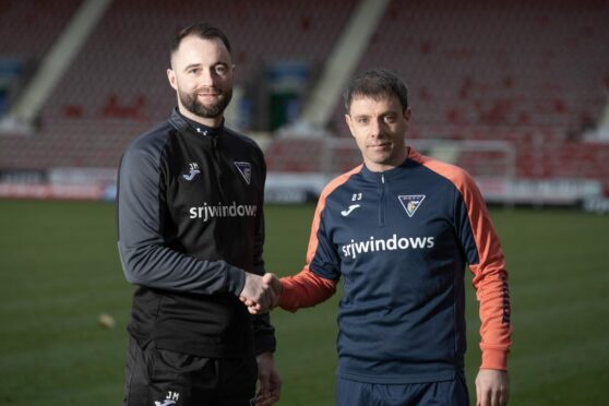 McPake and McGowan worked together at Dundee. Image: Craig Brown.
