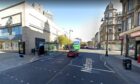 The incident happened near the bus stops outside Primark. Image: Google Street View