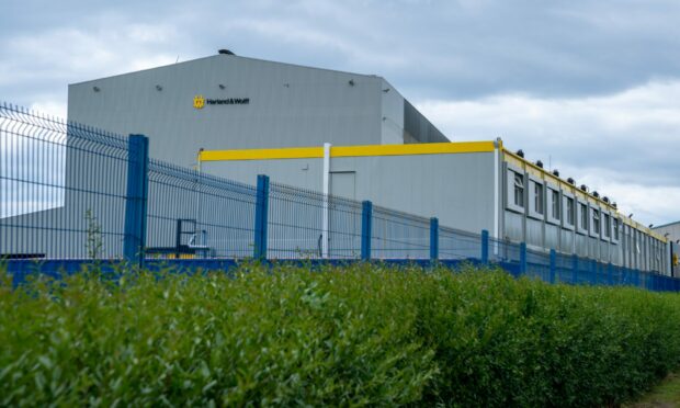 The former BiFab site in Methil is now under the ownership of Harland and Wolff. Image: Kenny Smith/DC Thomson.