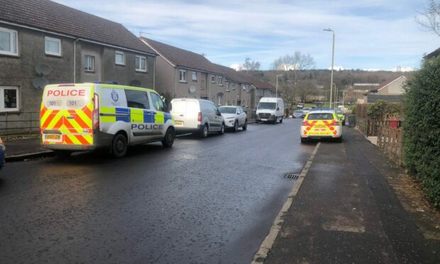 Police were called to Craigowan Road, Dundee. Image: James Simpson/DC Thomson