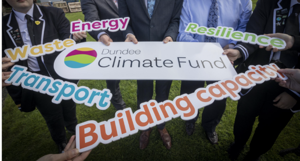 A photo of Dundee Climate Fund logo