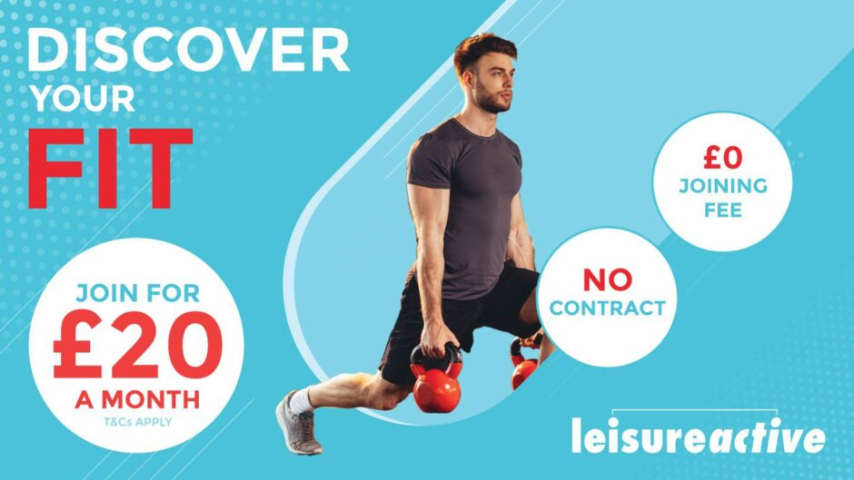 Discover your fit offer adverstisment of Leisuractive gym