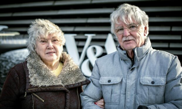 Careen and Donald Caldwell from Cupar say they will miss Nicola Sturgeon as first minister. Image: Blair Dingwall/DC Thomson.