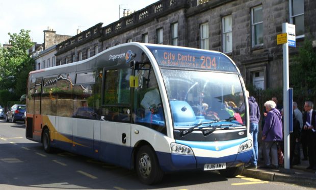 The 204 bus route will no longer be subsidised. Image: Dougie Nicolson / DCThomson.