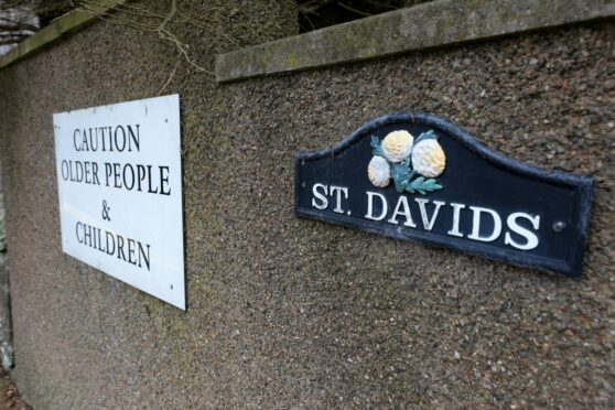 The resident died at St Davids Care Home in Forfar.