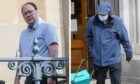 Duncan Trueland, left, in 2013 and, right, outside Aberdeen Sheriff Court this week. Image: DC Thomson
