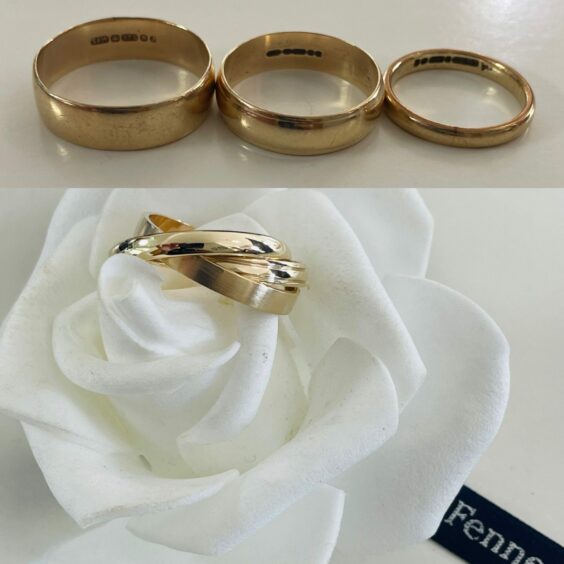 Wedding rings by Fennes Jewellery