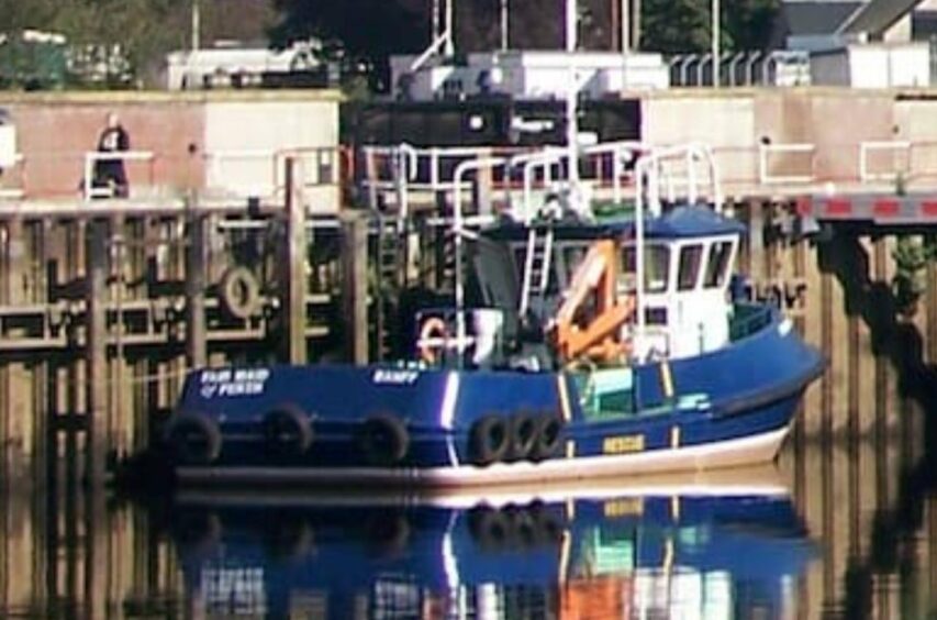 Fair Maid of Perth tug boat in Perth Harbou