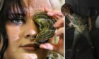 Daisy Downie, Dundee fungi fan alongside a 'clicker' from HBO's The Last of Us