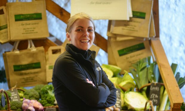 SUCCESSFUL: Claire Pollok of Ardross Farm and shop in Fife.