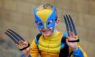 Logan Domm, 7, from Dundee, enjoying this year's sold out comic con. Image: Gareth Jennings/DC Thomson.