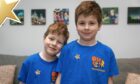 Kirkcaldy brothers Leon and Leyton McLean have been given Courier Gold Stars for their fundraising for charity LoveOliver. Image: Steven Brown/ DC Thomson