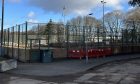 The old Forfar tennis courts have suffered regular vandalism. Image: Graham Brown/DC Thomson