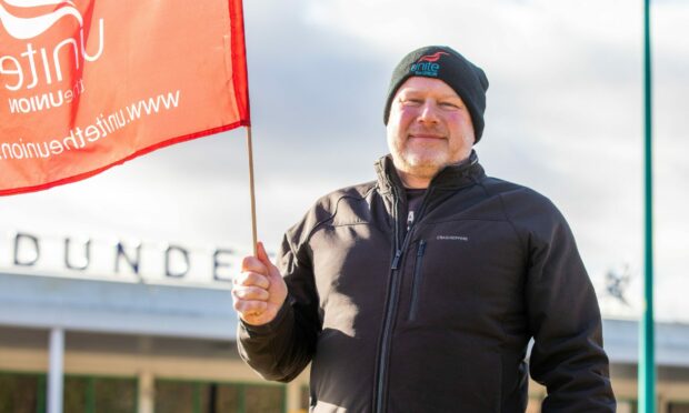 Dave Tozer, ground security officer at Dundee Airport. Image: Kim Cessford / DC Thomson