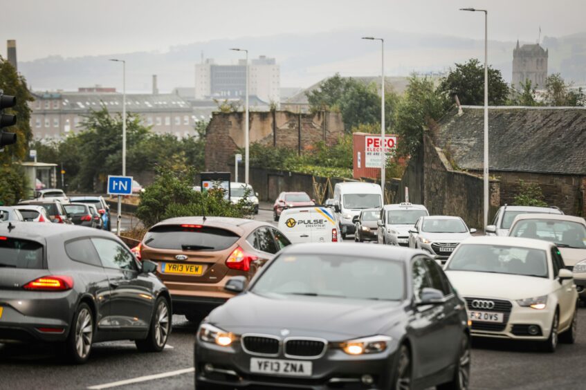 Lochee Road in Dundee. 