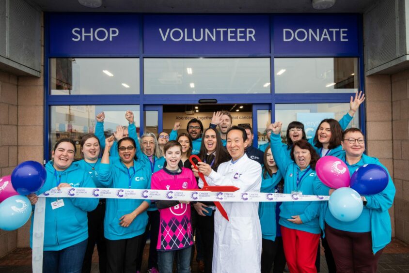 Aberdeen CRUK superstore opened by teenage survivor Luke McAuliffe